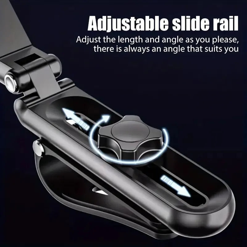 Sun visor mobile phone holder that supports 1080 degree rotation, universal phone holder, multifunctional phone holder