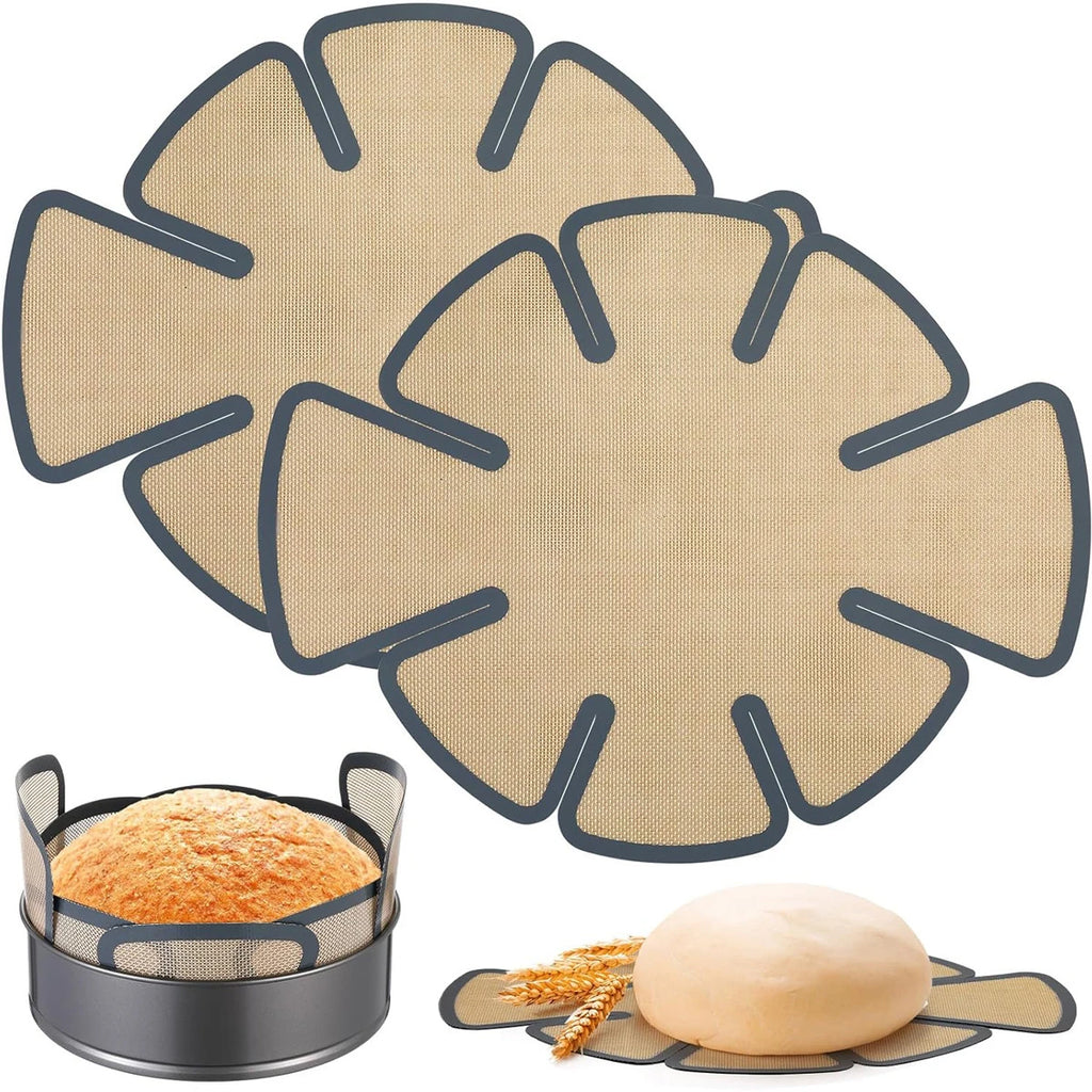 1pc Silicone Bread Pan Liner for Baking, Reusable Food-Safe Bread Pan Mat with Safety Edge and Handle, Non-Stick Fits Bread Pans