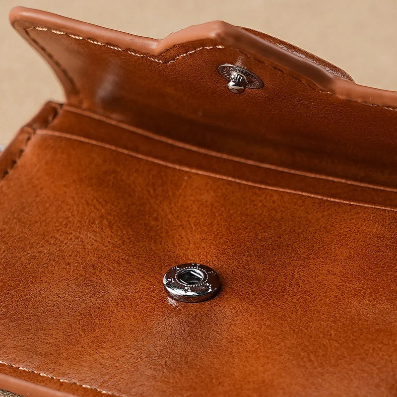 PULeather Card Holder Purse Women Cute Heart Shaped Small Wallet Multi-card Anti-magnetic Card Holder Travel Cash Coin Bag