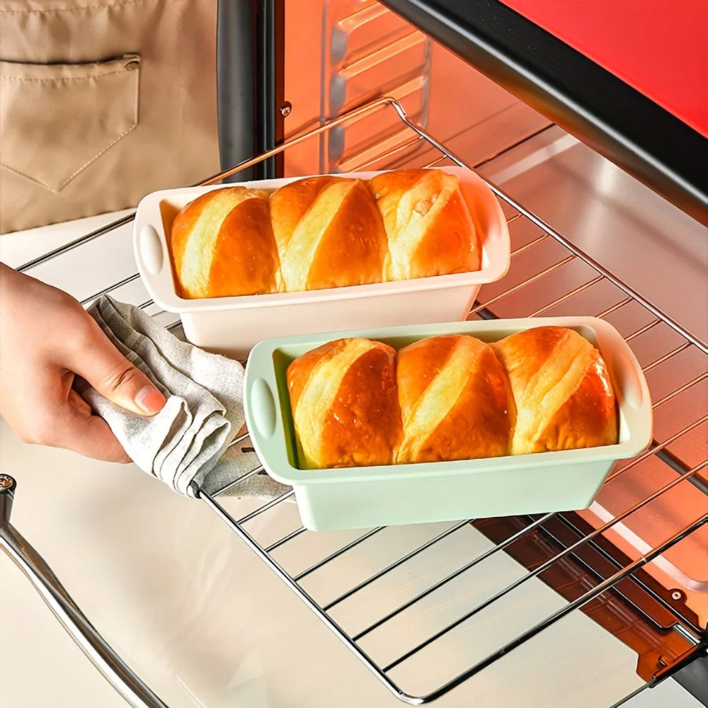 Non-Stick Loaf Pans Flexible Silicone Rectangle Cake Pan for Baking Bread BPA Free Brownie Toast Mold Kitchen Essentials