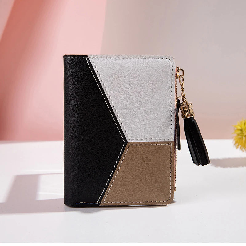 Luxury Brand Women's Wallet Made of PU Leather Female Card Holder Purses Portable Ladies Small Zipper Coin Purses Girl Gift