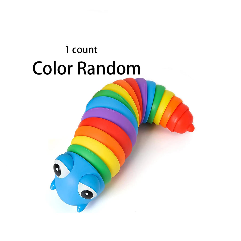 Sensory Slugs Caterpillar Toys, Autism and Stress Relieving Sensory Toys, Stress Relieving Shark Twist Music