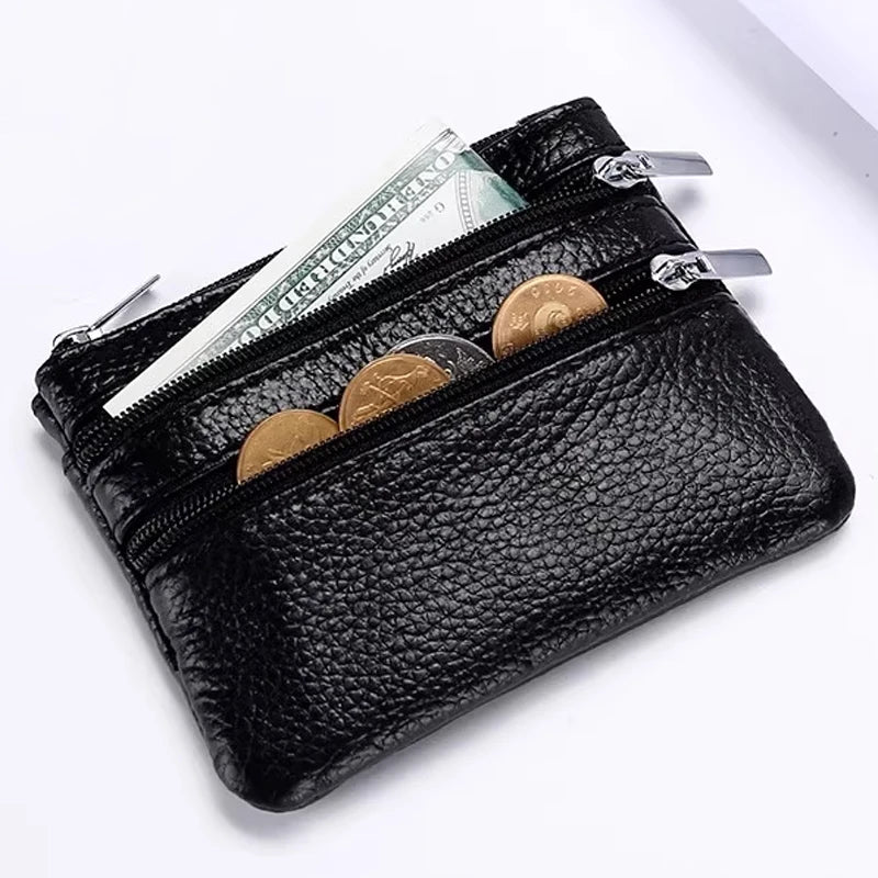 Coin Purse Men Small Bag Wallet Change Purses Zipper Money Bags Women Men Wallets Leather Key Holder Carteira