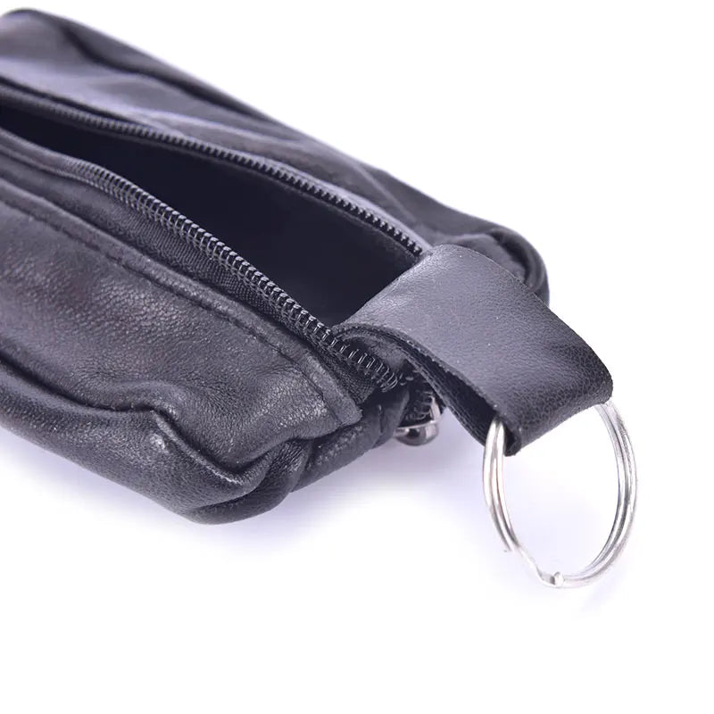 1PC Unisex Coin Purse Gift Mini Zipper Soft Purses Key Bags For Money Pocket Thin Wallets Ring Pouch Card Purse Small Change Bag