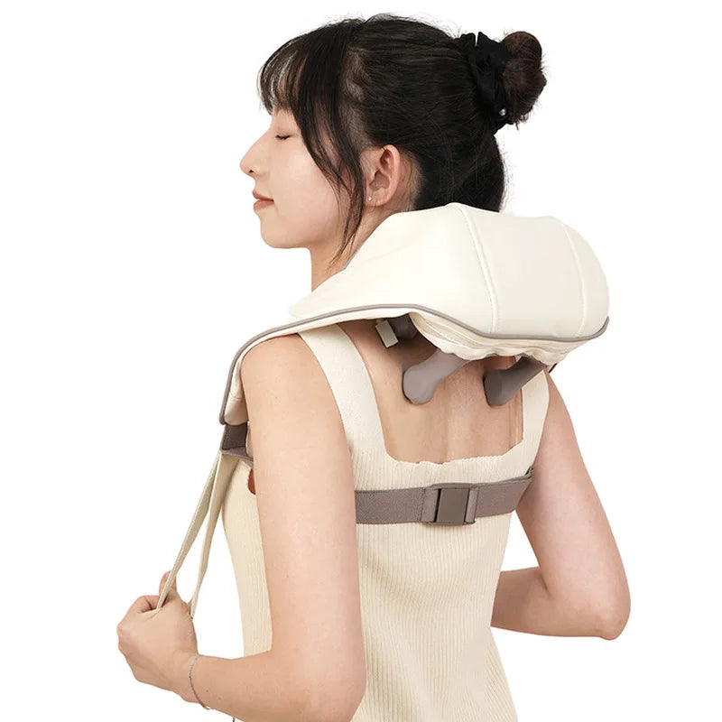 Shoulder And Neck Massager 26W Bldc Massager Shoulder And Neck Multifunctional Kneading Hot Compress Massage Shawl