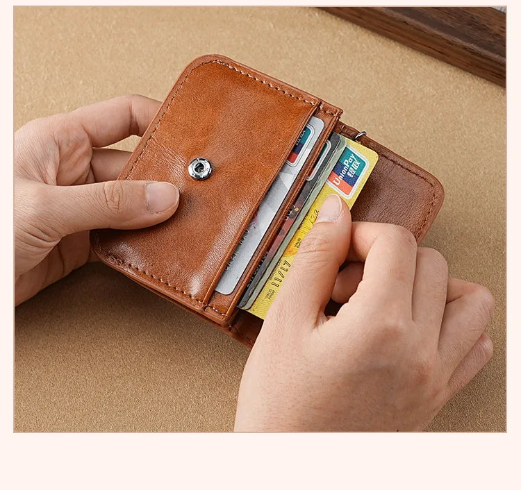 PULeather Card Holder Purse Women Cute Heart Shaped Small Wallet Multi-card Anti-magnetic Card Holder Travel Cash Coin Bag
