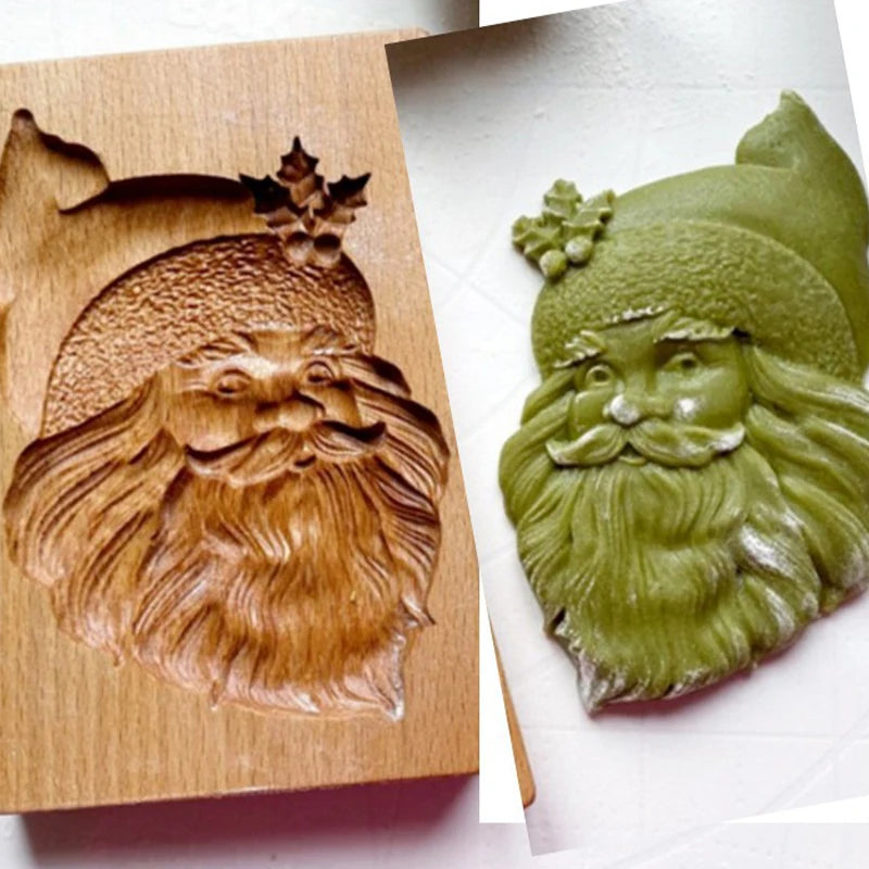 Cookie Mold Baking Supply Diy Cookie Cookie Gingerbread Cookie Cake Embossed Kitchen Baking Various Types Wooden Biscuit Cutters