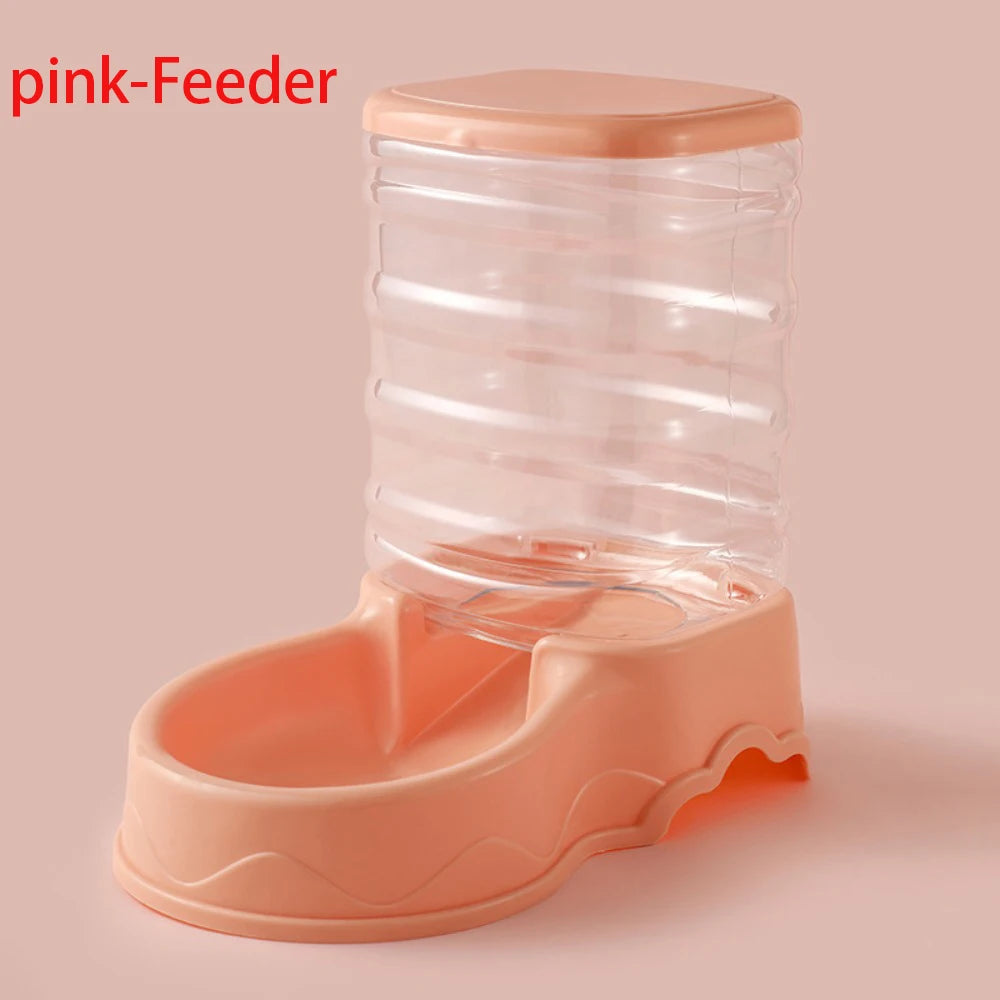 26pcs3.8L PP Material Pet Feeder Pet Water Fountain Drink Bowl Automatic Pet Feeder Large Cat Dog Food Dispenser