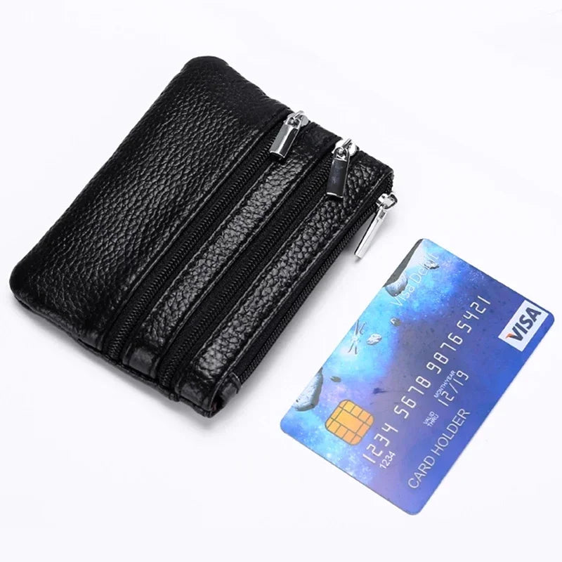 Coin Purse Men Small Bag Wallet Change Purses Zipper Money Bags Women Men Wallets Leather Key Holder Carteira