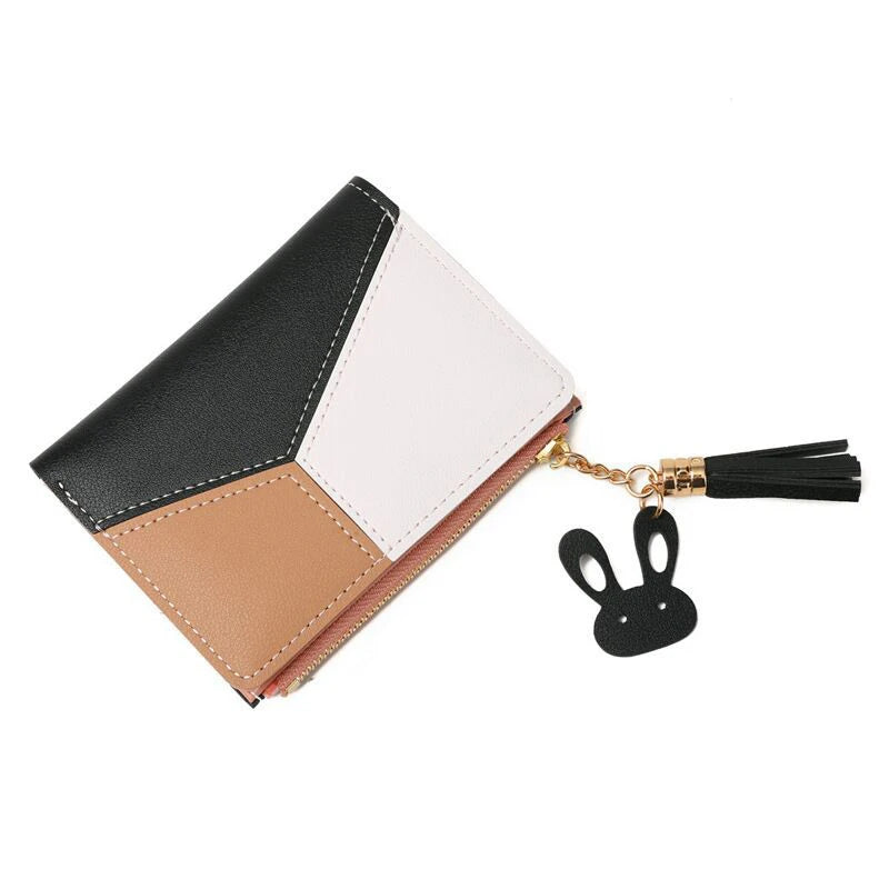 Luxury Brand Women's Wallet Made of PU Leather Female Card Holder Purses Portable Ladies Small Zipper Coin Purses Girl Gift