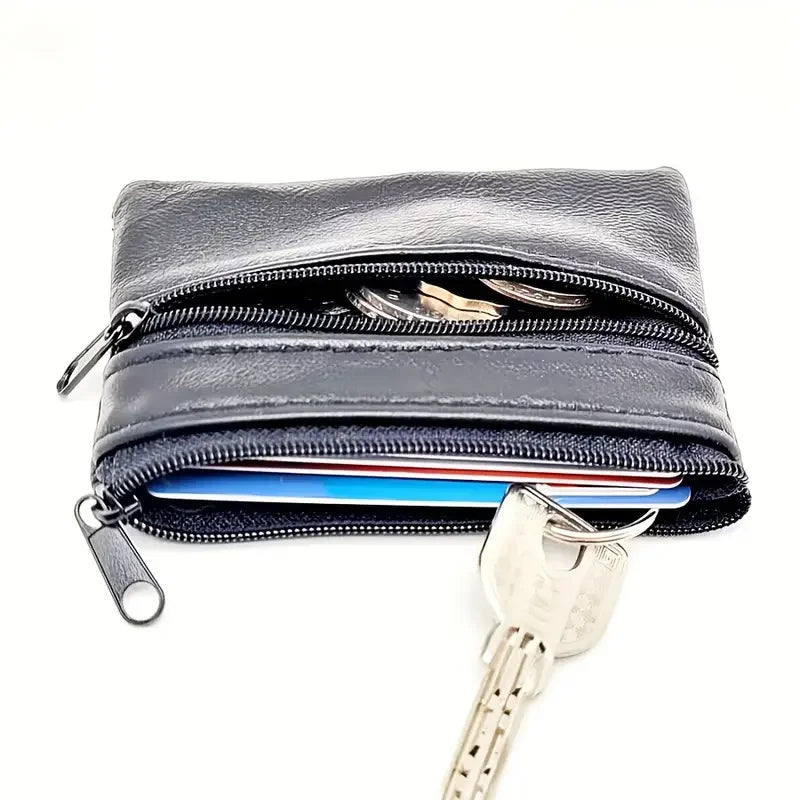 Coin Purse Men Small Bag Wallet Change Purses Zipper Money Bags Women Men Wallets Leather Key Holder Carteira