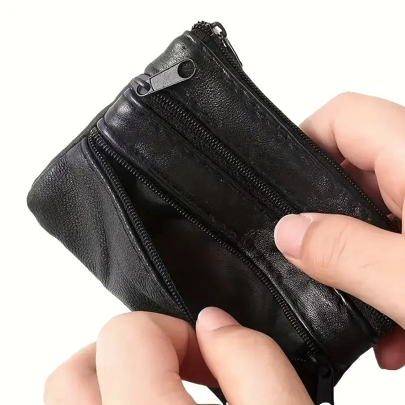 Coin Purse Men Small Bag Wallet Change Purses Zipper Money Bags Women Men Wallets Leather Key Holder Carteira
